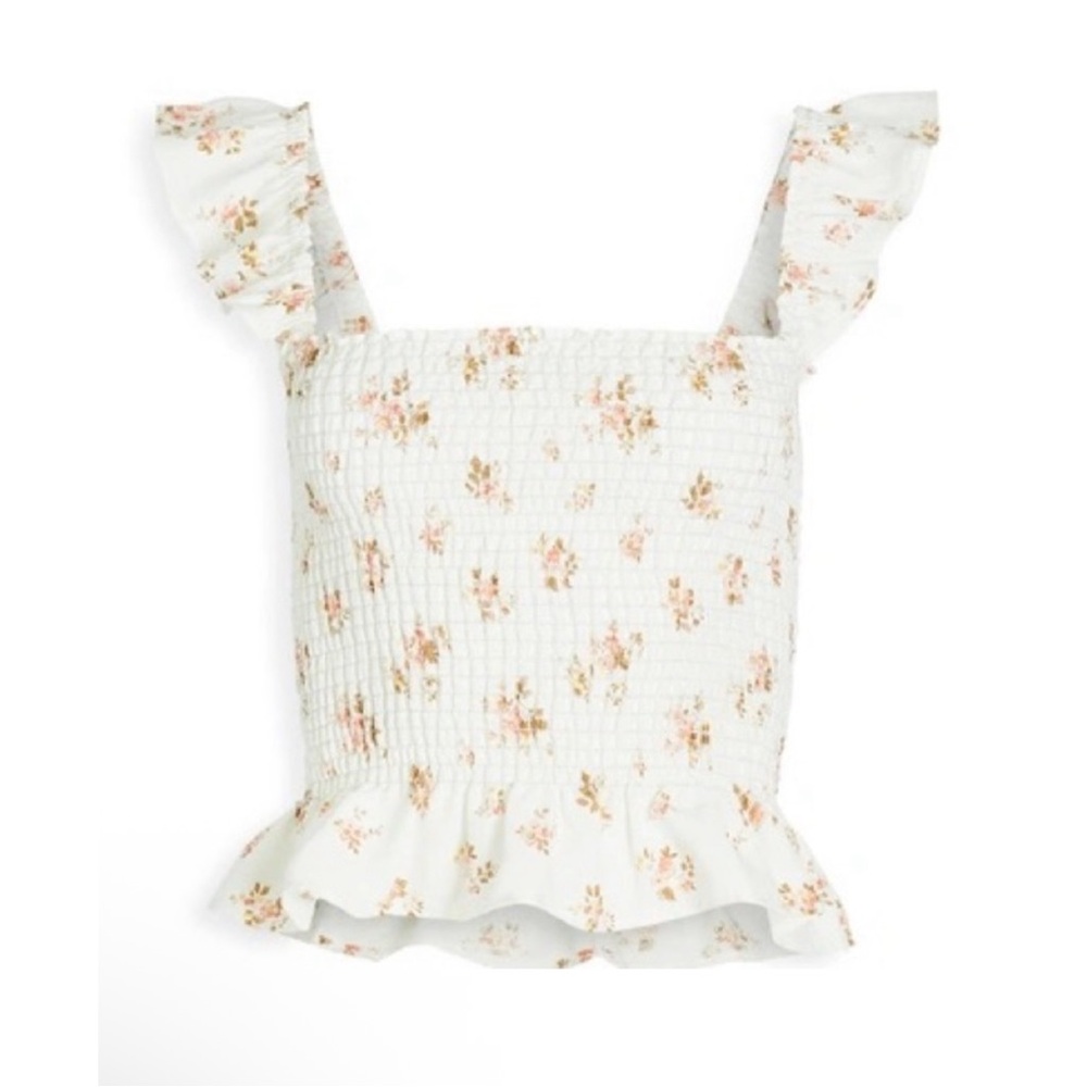 Reformation Floral Junebug Ruffle Tank - Picture 3 of 7